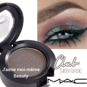 MAC Satin Duo Chrome Eyeshadow in Club (Blue Brown)